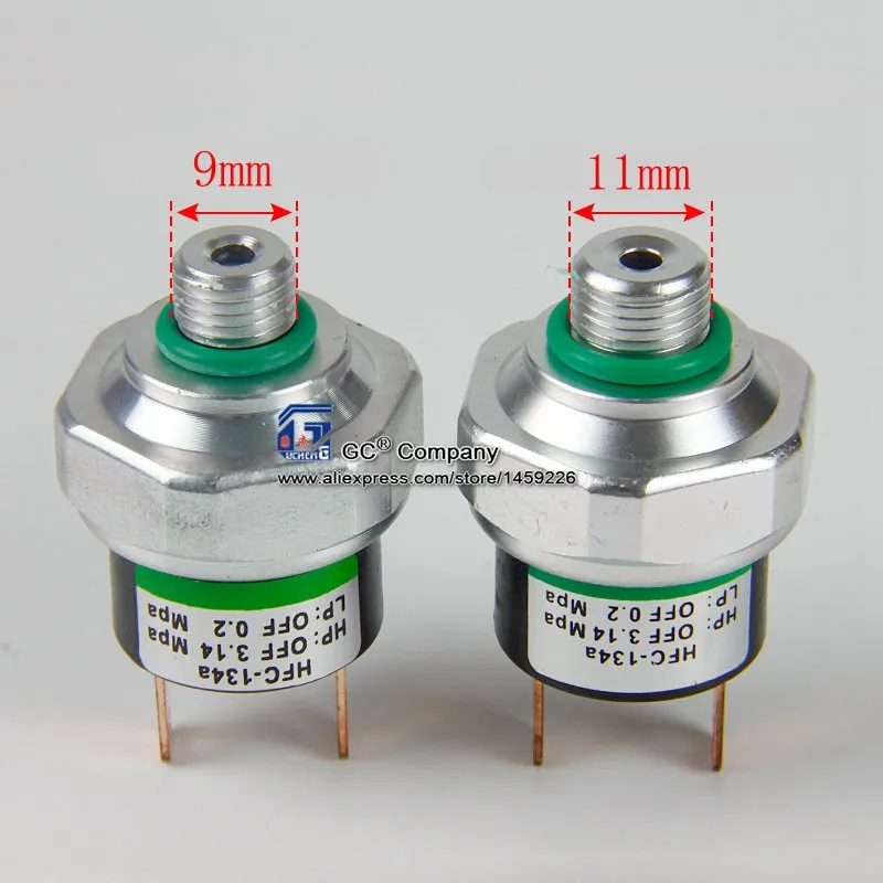 Automotive A/C Binary Male Pressure Switch R134a 3/8"24 Universal Air