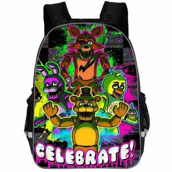 

Hot Sale Five Nights at Freddy Backpack For Teens Boys Girls Character Bag For Children Students School Book Bags For Kids