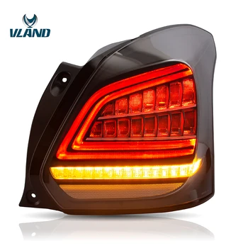 

VLAND Factory Swift Tail light for Swift 2017 2018 2019 for Suzuki Swift Full LED Tail lamp with Sequential Indicator With DRL