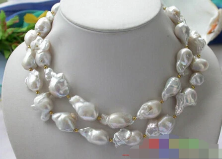 

song voge gem nanJ0317 BAROQUE WHITE KESHI REBORN PEARL NECKLACE