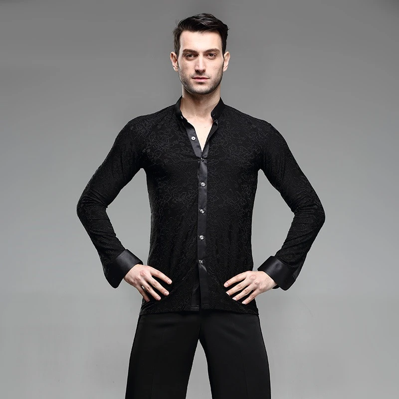 Camisas para hombre, ropa de baile de salón, baile latino, ropa de para hombre, ropa de salón|latin dance costumes|mens latin shirtslatin shirt - AliExpress