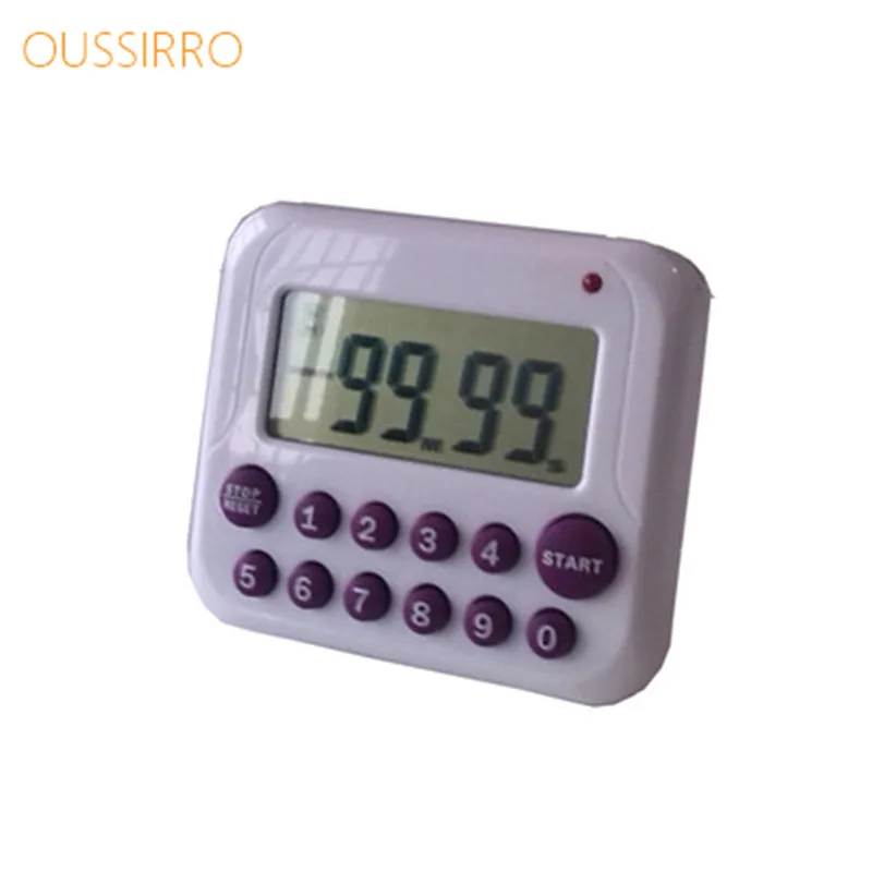 Big screen Timer reminders Kitchen electronic timer alarm loudly timer