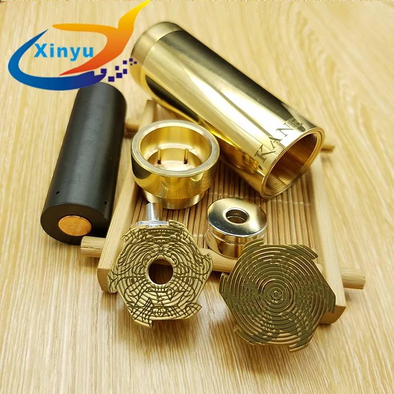 Новое поступление AV Kane MOD 18650 20700 батарея 28 7 мм Диаметр мех мод латунный материал