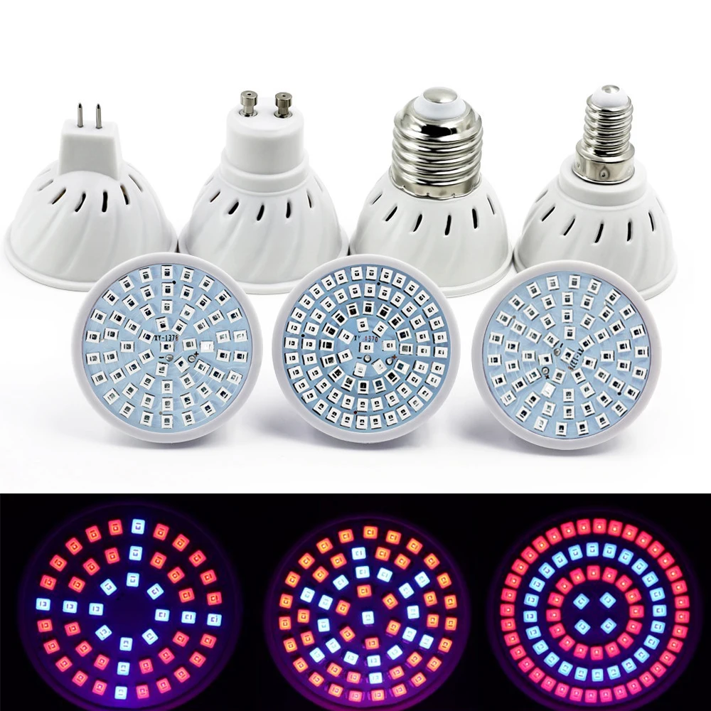 

9W 12W 15W Led Grow Lamp Phyto Lamp E27/GU10/MR16 Light Led For Plant 220V Grow Light Red Blue led For Plants Growth Phyto Lamp