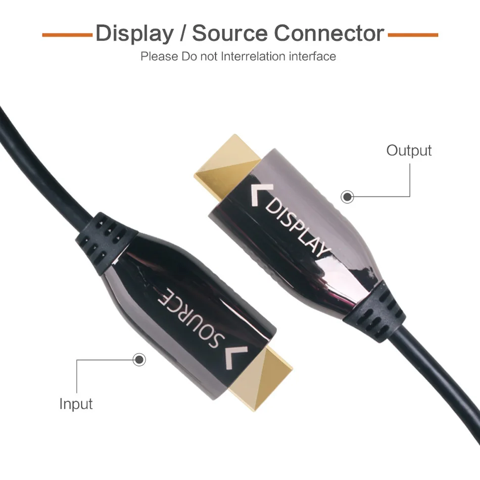 Ультра тонкий активный волоконно-оптический AOC высокоскоростной 4K HD 60Ghz 1,4/2,0 кабель-HDMI активный оптический кабель M/M 5 10 20 30 метров