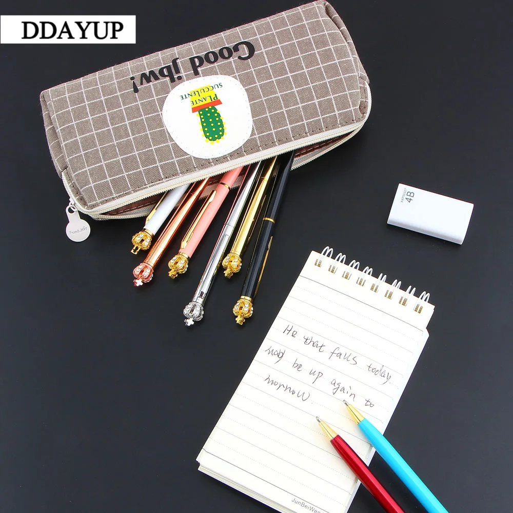 High Quality 1.0 mm Cute Kawaii Diamond Golden Crown Ball Ballpoint Pens Ballpen For Office School Writing Supplies Stationery|Шариковые