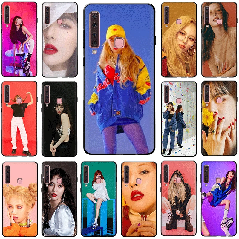 

HyunA Kim Soft Silicone phone case for Samsung GaLaxy A3 A5 A6 A7 A8 A9 2018 A10 A30 A40 A50 A70 J6