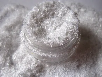 

White Bar Shape Glitter Solvent Resistant Glitter For Nail Polish,and Nail Art