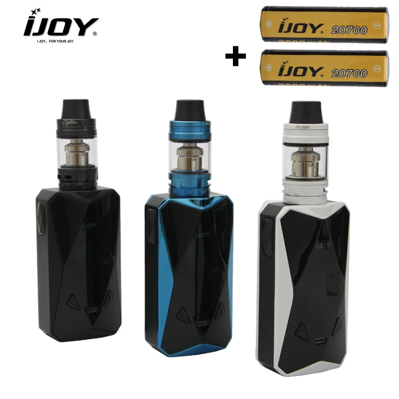 

Original Ijoy Diamond PD270 Kit 234W TC Box Mod with 4.2ml Captain X3S Atomizer Tank Electronic Cigarette Vape with X3-C1 X3-C2