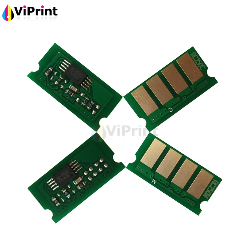 리필 토너 카트리지 칩, 리코 아피시오 SP C220s C221 C222 C240dn C240sf 220s 221 222 240 컬러 MFP 레이저 프린터용, 4 개 