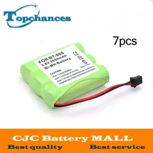 7 sztuk wysokiej jakości 3.6 v 2000 mah ni-mh bateria do panasonic kx-a36 p-p501 telefonu do uniden bt-905