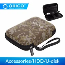 ORICO 2.5 inch Protection Bag for Power Bank HDD SSD Hard Disk Drive Portable Protector Enclosure Case Camo Gray/Blue/Black