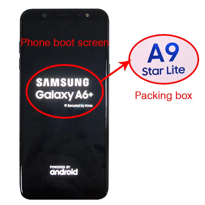 Смартфон samsung Galaxy A9 S-tar Lite A6+ A6050 6,0 '', 4 Гб ОЗУ, 64 Гб ПЗУ, Android 8,0, двойная задняя камера, отпечаток пальца, мобильный телефон