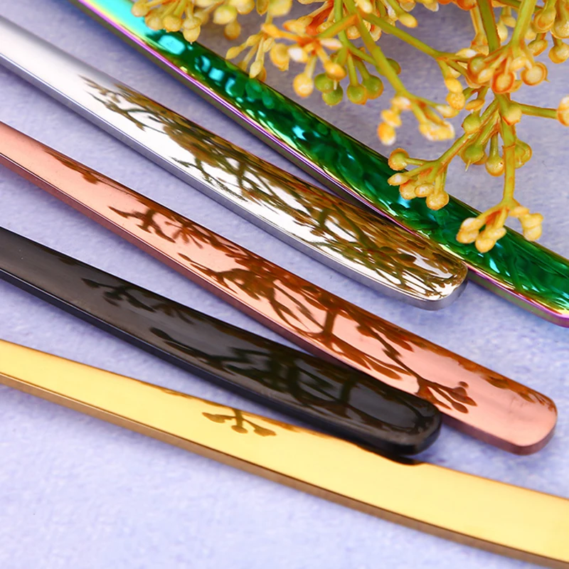 5 Color Soup Spoon for Ice Cream Dinner Spoons 4