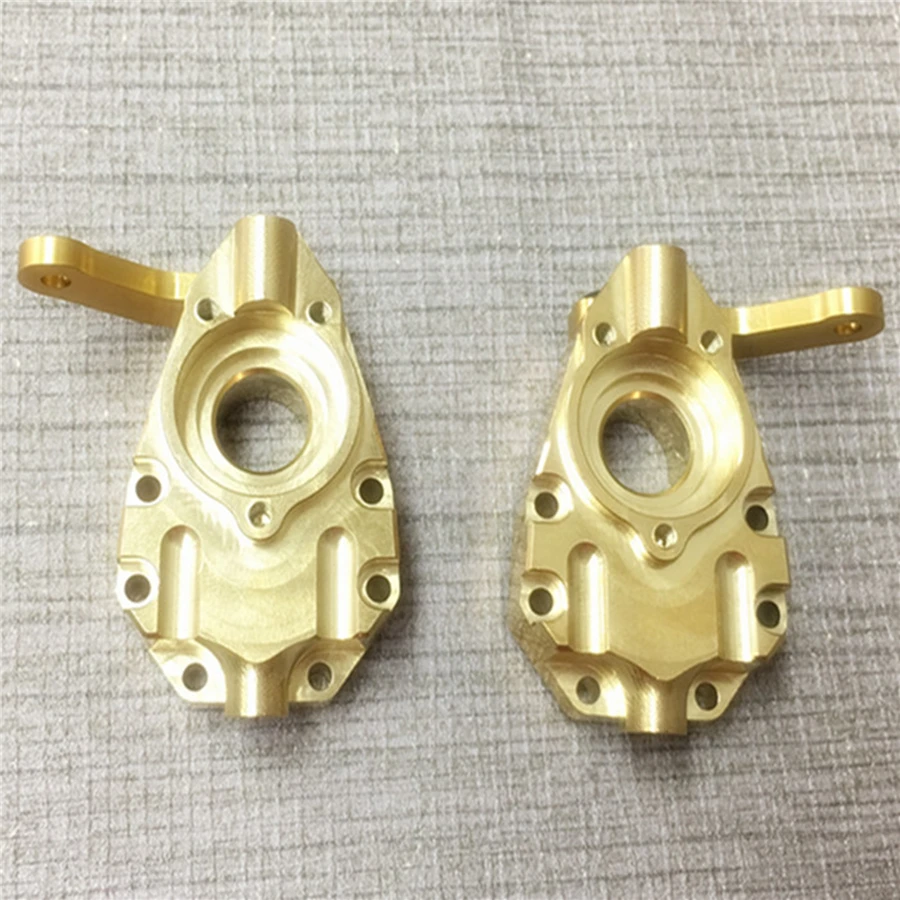

For 1/10 Traxxas for Trx 4 RC Crawler Car PARTS Counterweight Steering Block Copper