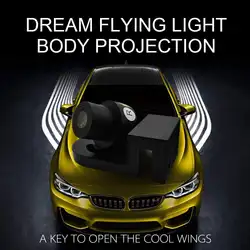 Крылья ангела автомобиля Добро пожаловать Свет Тень Свет этапа лазерный проектор Автомобильная дверь с электроприводом Предупреждение