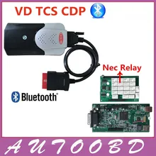 New Released 2015.R3 VD TCS CDP Bluetooth With Double PCB Chip For Car Truck Multibrand Vehicles Diagnostic tool Better Than MVD