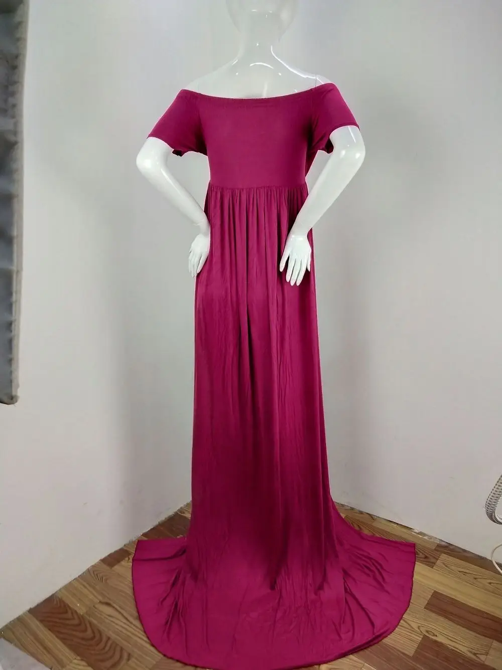 Sexy Maternity Photography Props Maternity Dresses Off Shoulder Maternity Gown For Photo Shoots 2019 New Women Pregnancy Dress (9)