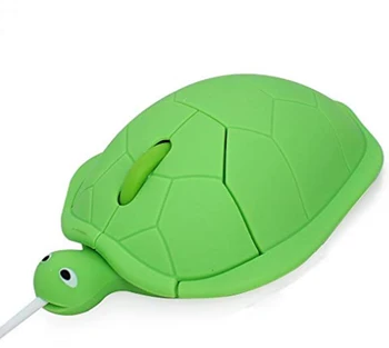 

Cute Animal Turtle Shape USB Wired Corded Mouse Kids Children Optical Mice for Notebook PC Laptop Computer 1200DPI 3 Buttons