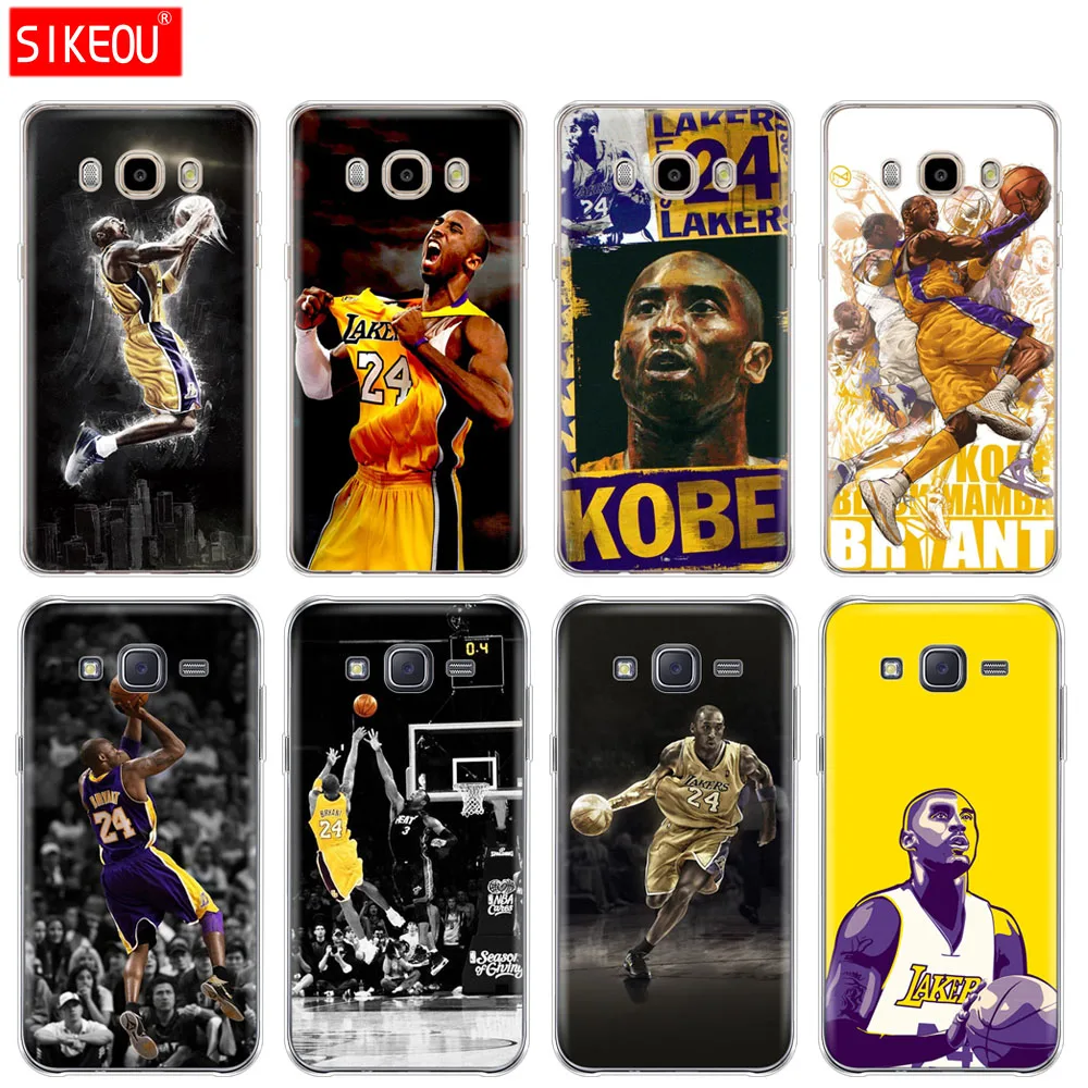 

silicone cover phone case for Samsung Galaxy J1 J2 J3 J5 J7 MINI 2016 2015 prime kobe bryant basketball