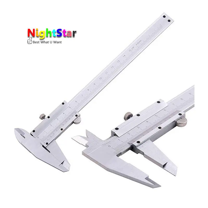 6Inch 150mm Stainless Steel Caliper Metal Vernier Caliper Micrometer