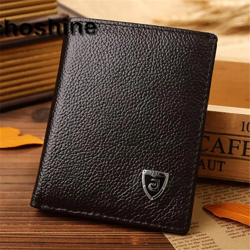 

Bifold Wallet Men Leather Credit/ID Card Holder Billfold Purse Mini Wallet First Men Short pu Leather Wallet A0000