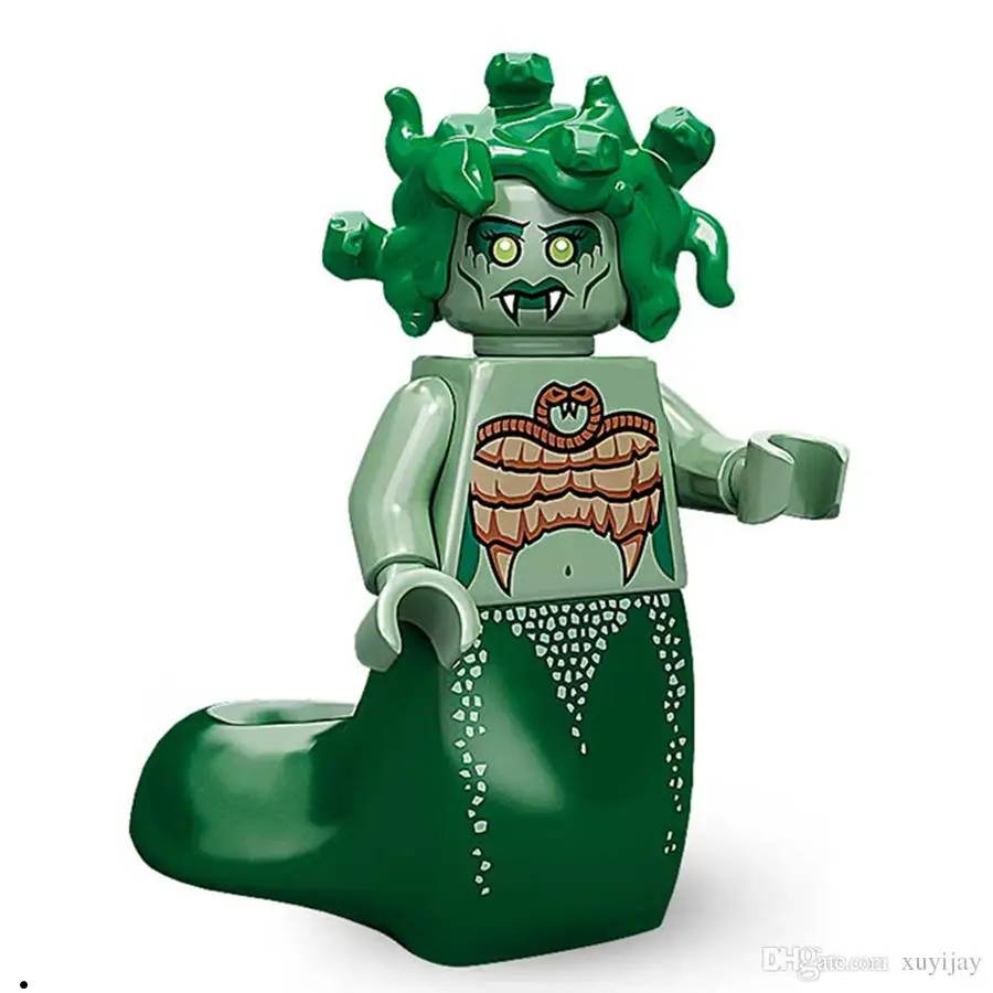 

SingleSale Series 10 71001 The Medusa super heroes avengers star war Minifig Assemble Model DIY 3D Building Blocks Kids GiftsToy