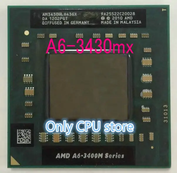 

Free shipping AMD A6-3430MX A6 3430mx AM3430HLX43GX cpu APU with Radeon HD 6520G Graphics Quad-Core processor A6-Series
