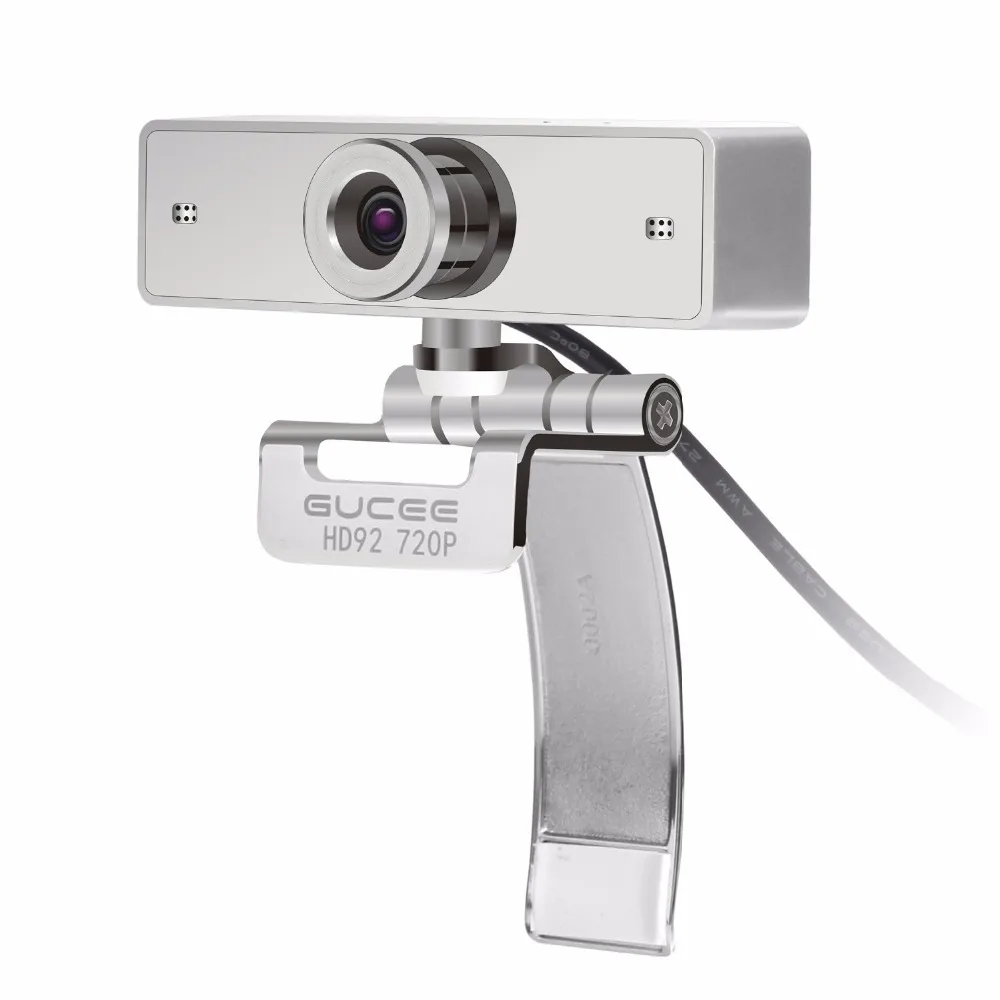 Webcam 720P GUCEE HD92 Web Camera for Skype with Buil in HD Microphone 1280 x 720p