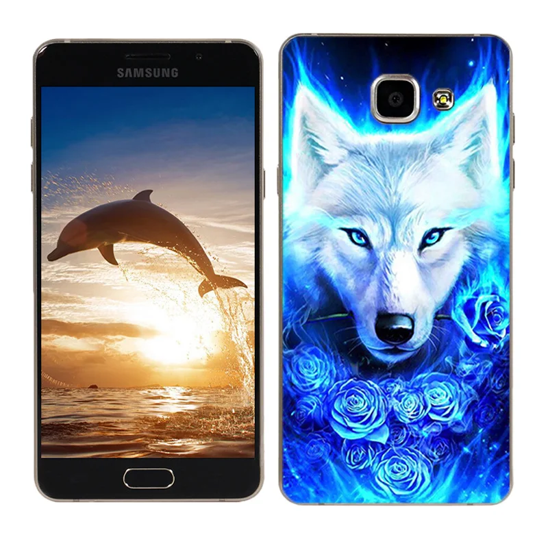 Чехол для телефона s для samsung Galaxy A3 A5 TPU Fundas Para Coque чехол для телефона С Рисунком Тигра для Galaxy A7 - Цвет: 12