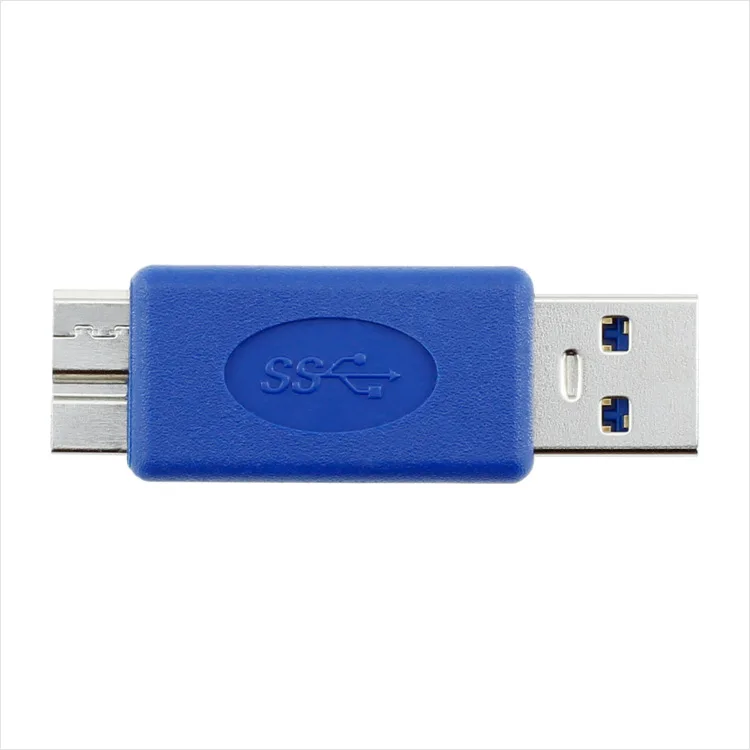 Стандартный USB 3,0 тип A штекер USB 3,0 Micro B штекер коннектор адаптер USB3.0 конвертер адаптер AM в MicroB