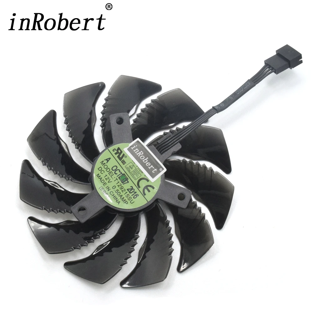 DBTLAP 88mm T129215SU Graphics Card Cooling Fan Compatible for Gigabyte GeCompatible Force GTX 1050 Ti RX 480 470 570 580 GTX 1060 G1 Gaming Cooler DBTLAP 88mm T129215SU Graphics Card Cooling Fan Compatible for Gigabyte GeCompatible Force GTX 1050 Ti RX 480 470 570 580 GTX 1060 G1 Gaming Cooler