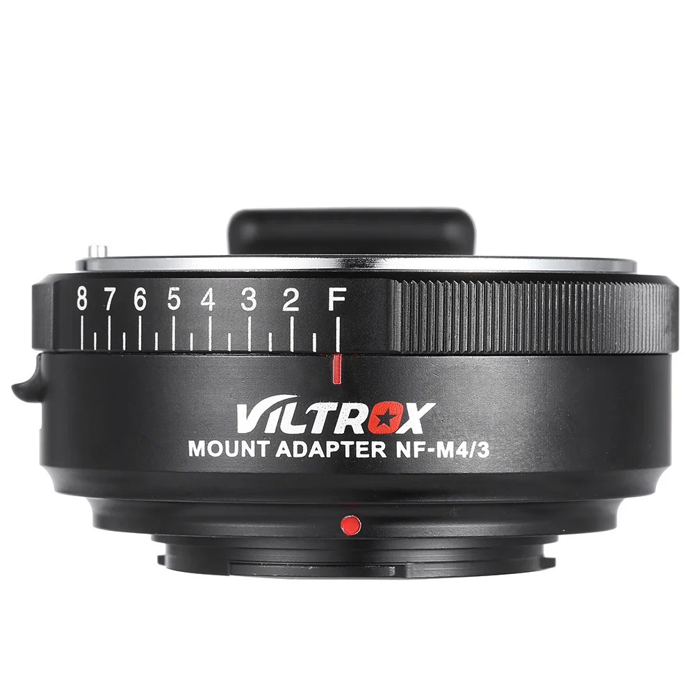 VILTROX NF-M4/3 Крепление переходное кольцо для объектива Nikon к M4/3 крепление Камера для GF для цифровой камеры Olympus E-M1/E-P1/E-P2/E-P3