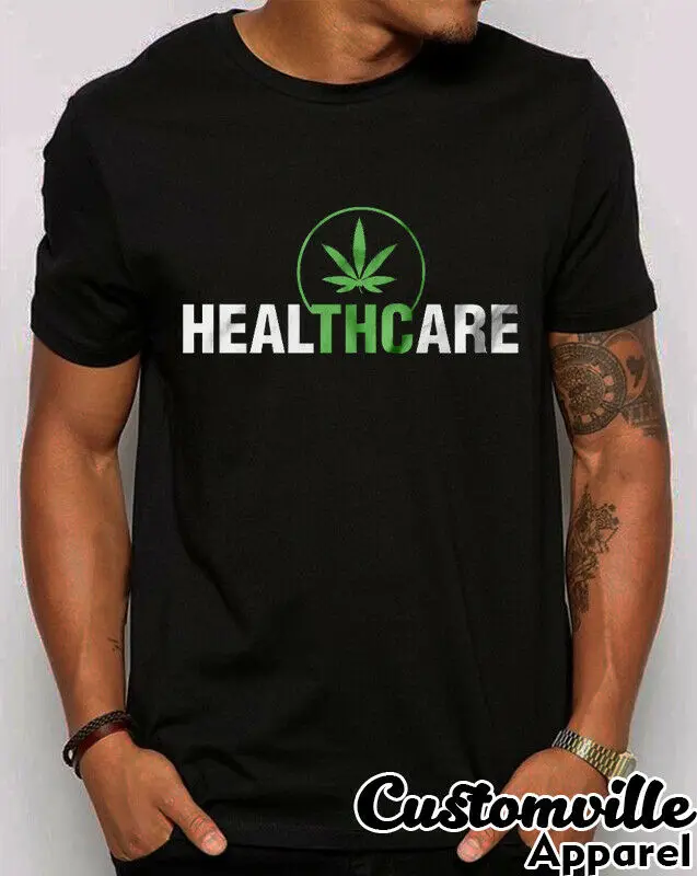 

2019 Fashion Thc Heal Medical T-Shirt Healthcare Weed Cannabis Shirt. Unisex Tee