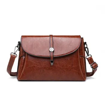

New Women's Genuine Leather Handbags Vintage Women Messenger Bags Shoulder Crossbody Bag Ladies Bolsas Feminina