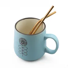 Pailles à boire réutilisables en acier inoxydable | 4 pièces paille en métal écologique 304 paille à Smoothies en acier inoxydable avec brosse plus propre pour tasses de 20/30oz