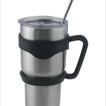 Промо-акция! Горячая распродажа, набор с двойными стенками из нержавеющей стали 18/8, набор с ручкой и трубочкой, 30 унций, кружка-холодильник