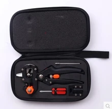 Professional Fruit Bonsai Tree Grafting Tools Secateurs Scissors Vaccination Knife Cutting Pruner Garden Tools with 3