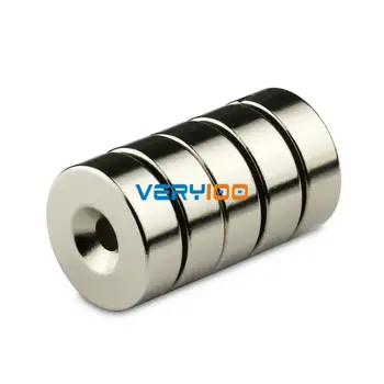 

5pcs N50 Super Strong Round Neodymium Countersunk Ring Magnets 30 x 10 mm Hole: 6mm Rare Earth Wholeslae Free Shipping!