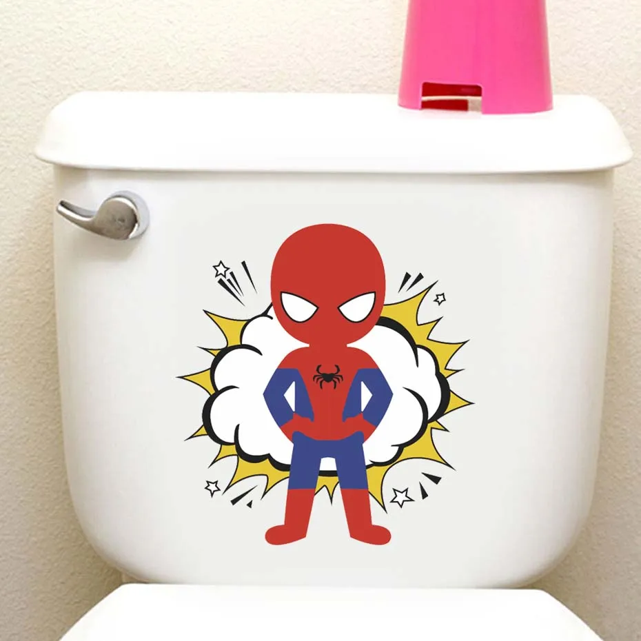 Color Cartoon Cool Superhero Batman Wall Stickers (5)