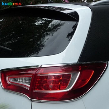 

For Kia Sportage 2010 2011 2012 ABS Chrome Tail Light Cover back Lamp Cover Trim RearLight Decoration Sticker Auto Accessories