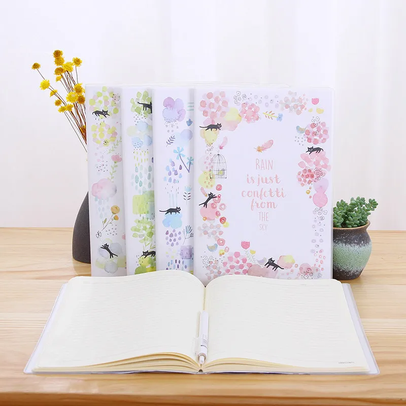 

Cute Kawaii Black Cat Simple Notebook Weekly Planner Daily Notes For Kids Gift Office School Supplies Korean Stationery