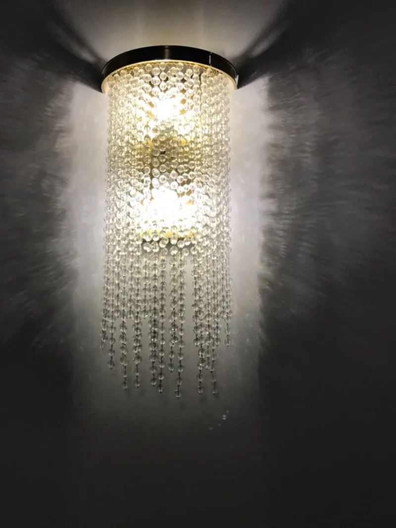 Большая звезда отель хрустальный светильник ing led настенный E14 Прихожая проект