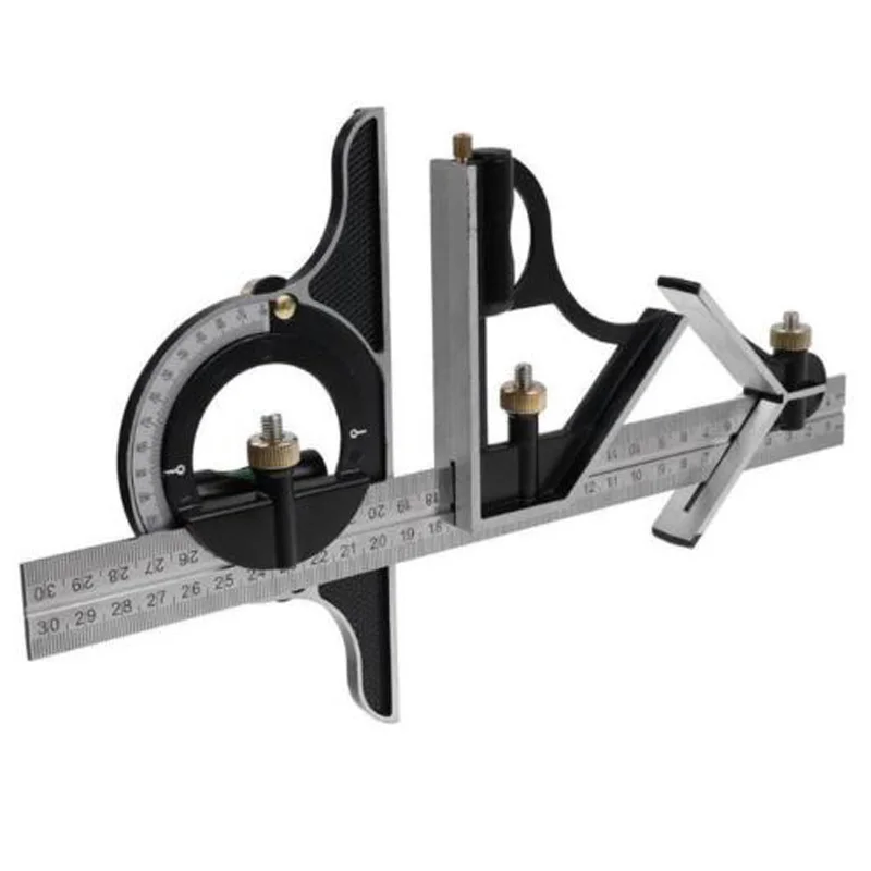 

Ruler Combination Tri Square Angle Finder & Protractor Level Adjustable Measure