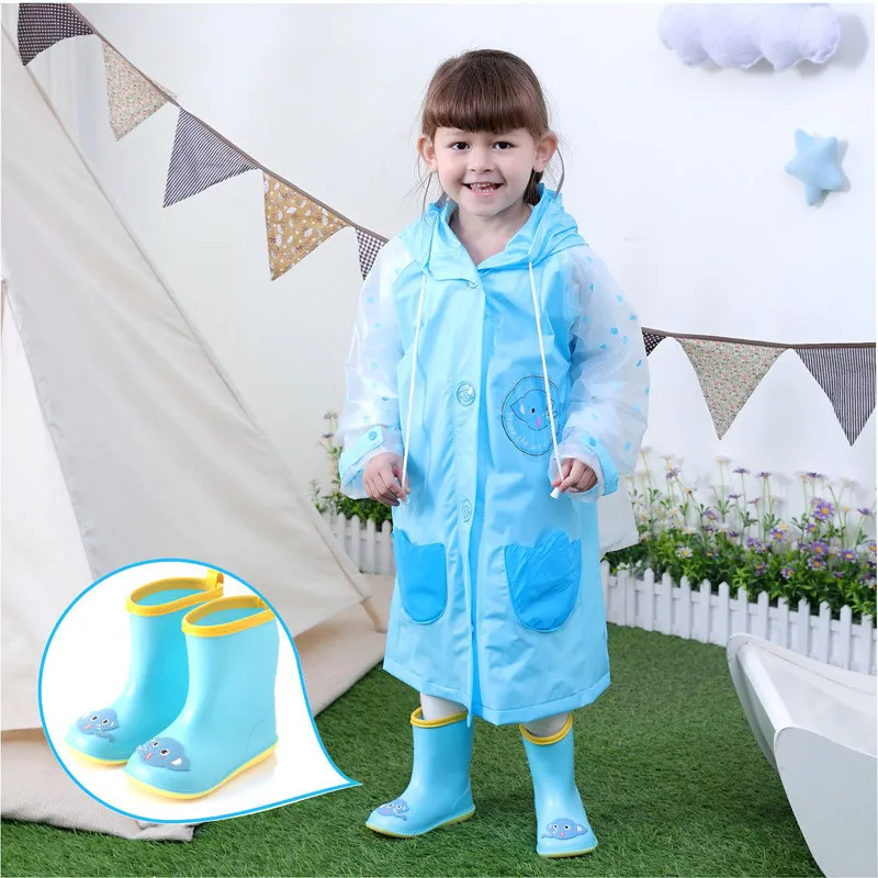 Clássico das Crianças Sapatos de Borracha Crianças dos Desenhos Animados do Bebê Sapatos de Água à Prova Botas de Chuva da Criança Kushyshoo Dtoddler Água Menina Rainboots Pvc 6 High Quality Mamãe e Bebê