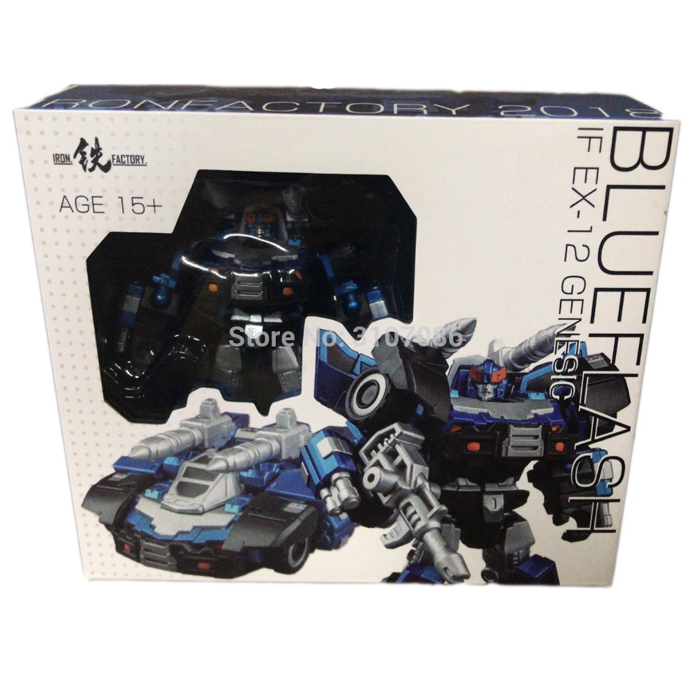 Железный завод трансформация IF EX 12G EX12G Genesic Blueflash Bluestreak фигурка робота