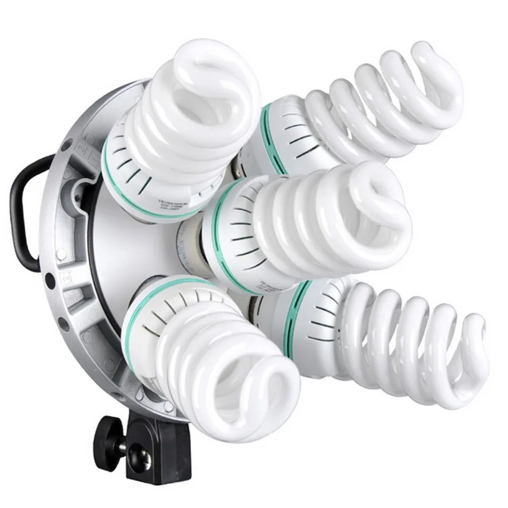 

Godox TL-5 5 in1 Bulb Head Multi-Holder Tricolor Continuous Light Camera Photography Lighting