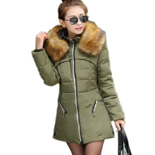 Feminino Casual Coat Abrigos Mujer Winterjas Dames Plus size 4xl Fur Hooded Down Parkas For Women Winter Cheap Jackets Casacos