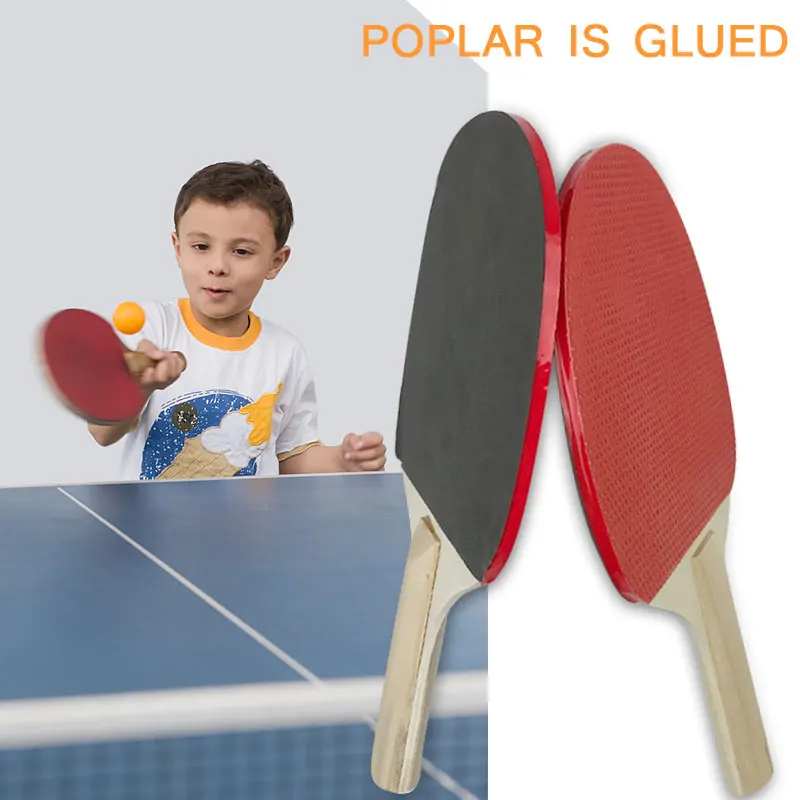 

Ping-Pong Racket Wood Pingpong Playground Racquet Colour Game Table Tennis Bat Durable Movement Portable Paddler Play Athletics
