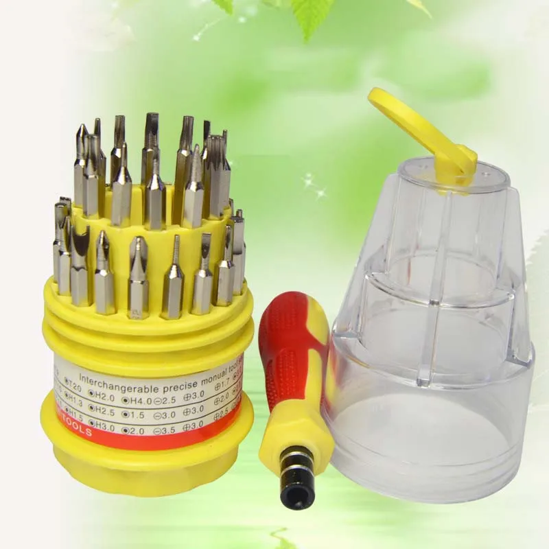 

31Pcs Screwdriver Torx Hex Star Tamper Proof Spanner Security Bits Set with Magnetic Extension Bit Holder woodworking Tools